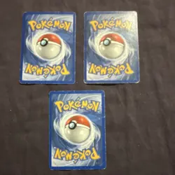Vintage 2001 Pokemon TCG Neo Discovery 3 Card Lot Teddiursa Sentret Igglybuff - Image 2