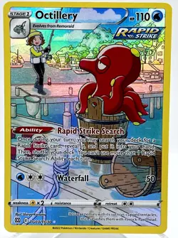 Octillery TG03/TG30 Brilliant Stars Holo Trainer Gallery 2022 Pokemon TCG Card - Image 1