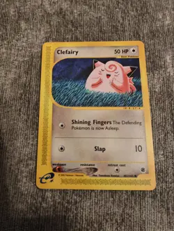 CLEFAIRY - 101/165 - Expedition Base Set - Common - Pokemon Card - NM WOTC 2002 - Image 1