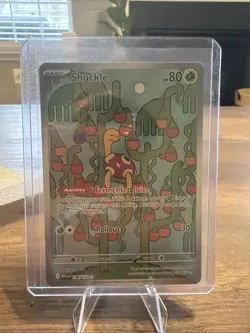 Pokemon TCG Shuckle Full Art Mega Evolutions Illustration Rare Card 136/132 - Image 1