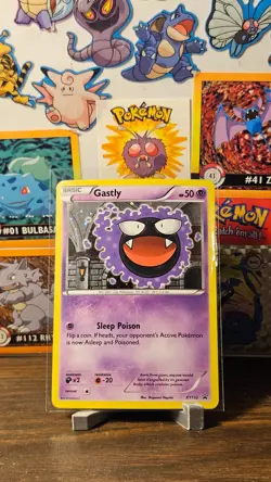 Pokemon TCG Gastly Holo XY132 Black Star Promo - lightly played - Image 1