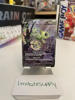 Pokemon SWSH Fusion Strike Celebi V Alt Full Art 245/264 *NEXT DAY SHIPPING - Image 1
