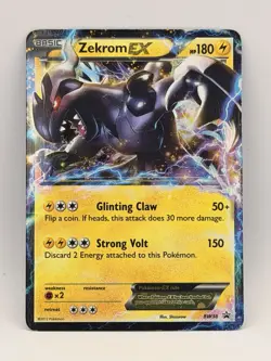 POKEMON POKEMON TCG 2012 ZEKROM EX BW38 BLACK WHITE HOLO BLACK STAR PROMO NM - Image 1