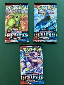 Pokemon Battle Styles booster pack Sword & Shield - 3 Sealed Packs - Image 1