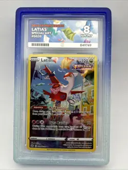 Latias Gg20/Gg70 Crown Zenith: Galarian Gallery Holo Pokemon Tcg Ace Graded 8 - Image 1