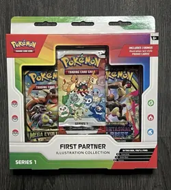 Pokemon First Partner Illustration Collection Box Series 1 Sealed New - Image 1