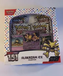 Pokemon Scarlet & Violet 151 Alakazam EX Collection Box New Factory Sealed - Image 1