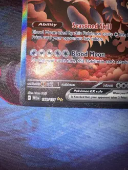 Bloodmoon Ursaluna EX 168/131 Prismatic Evolutions SIR NM Pokemon TCG - Image 2