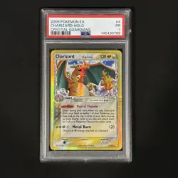 2006 Pokemon EX Crystal Guardians #4 Charizard Delta Species Holo PSA 1 - Image 1