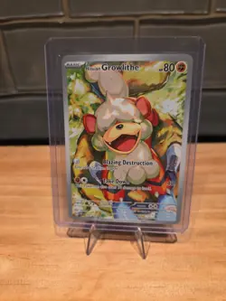 Pokemon TCG Hisuian Growlithe Twilight Masquerade IR 181/167 - Image 2
