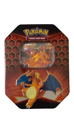 Pokemon Hidden Fates Charizard GX Tin Box - Englisch TCG - SEALED NEU OVP - Image 1