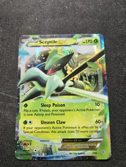 Sceptile EX 7/98 Ultra Rare XY Ancient Origins Pokemon 712 - Image 1