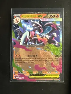 Pokemon: Mega Charizard X ex Ascended Heroes 029 Black Star Promo Full Art Holo - Image 1