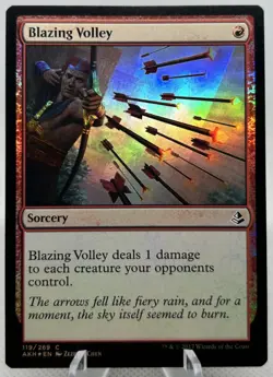 Blazing Volley 119/269 Foil Amonkhet AKH MTG NM - Image 1