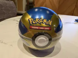 2022 Pokemon Poke Ball- Quick Ball Tin A22-Factory Sealed -3packs Inside - Image 1