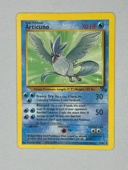 Pokemon TCG Pokemon Articuno Non-Holo Rare 17/62 MP - Image 1