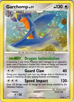 Garchomp 5 Supreme Victors Pokemon HP Holo - Image 1