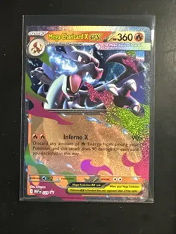 Pokemon: Mega Charizard X ex Ascended Heroes 029 Black Star Promo Full Art Holo - Image 1