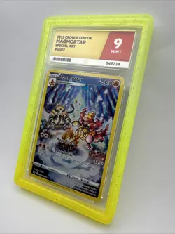 Magmortar Gg03/Gg70 Crown Zenith: Galarian Gallery Holo Pokemon Tcg Ace Graded 9 - Image 2