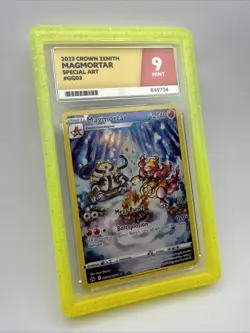 Magmortar Gg03/Gg70 Crown Zenith: Galarian Gallery Holo Pokemon Tcg Ace Graded 9 - Image 3