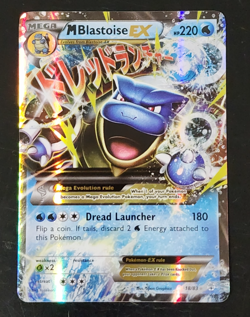 Pokemon M Blastoise EX Full Art Ultra Rare Generations Holo Mega 18/83 - Image 1
