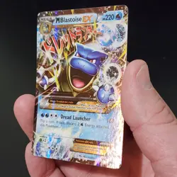 Pokemon M Blastoise EX Full Art Ultra Rare Generations Holo Mega 18/83 - Image 3