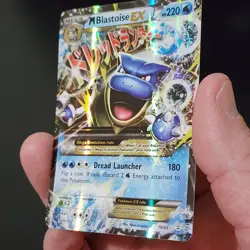 Pokemon M Blastoise EX Full Art Ultra Rare Generations Holo Mega 18/83 - Image 4