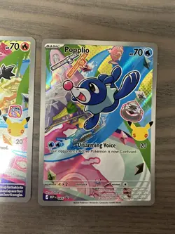 Pokemon TCG First Partner Illustration Rares Rowlet Litten Popplio 043 044 045 - Image 5