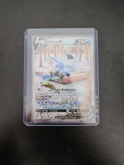 Pokemon TCG Glaceon V 175/203 SWSH07: Evolving Skies Holo Mint Condition - Image 1