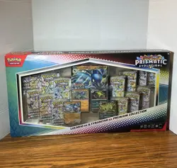Pokemon TCG Prismatic Evolutions Lucario & Tyranitar EX Premium Collection New - Image 1