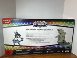 Pokemon TCG Prismatic Evolutions Lucario & Tyranitar EX Premium Collection New - Image 2