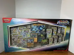Pokemon TCG Prismatic Evolutions Lucario & Tyranitar EX Premium Collection New - Image 4