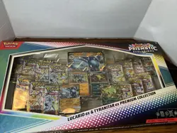 Pokemon TCG Prismatic Evolutions Lucario & Tyranitar EX Premium Collection New - Image 5