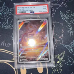 2024 POKEMON SSP EN-SURGING SPARKS ILLUSTRATION RARE #204 MESPRIT PSA 9 - Image 1