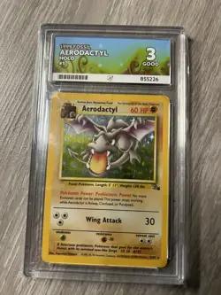 Pokemon TCG Ancient Mew Ace 1 , Aerodactyl Holo Ace 3 - Image 5