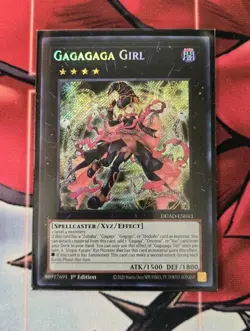 Gagagaga Girl DUAD-EN043 Secret Rare 1st Edition NM Yugioh - Image 1