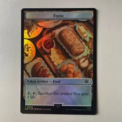 Magic the Gathering LoTR #7/10 Smaug / Food Foil Token - Image 2