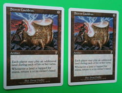 Magic the Gathering MTG 7th Edition STORM CAULDRON X 2 LP/EX R 2001! - Image 2