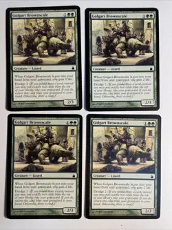 4x Mtg Ravnica City Of Guilds Golgari Brownscale NM Magic The Gathering - Image 1
