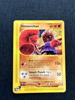 Pokemon TCG Hitmonchan 081/147 Aquapolis Regular Lightly Played - Image 1