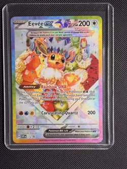 Eevee ex Black Star Promo Pokemon TCG SVP 174 Prismatic Evolutions SPC - Image 1