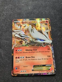 Pokemon TCG Legendary Treasures Reshiram EX 29/113 Ultra Rare Holo - Image 1