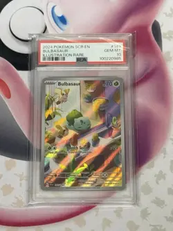 Bulbasaur 143/142 Stellar Crown PSA 10 GEM MINT Pokemon Card - Image 3