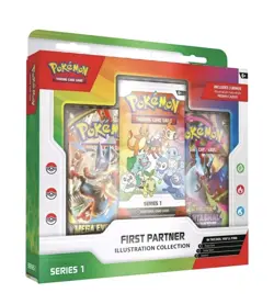 Pokemon First Partner Illustration Collection: Series 1 Packs New - Image 1