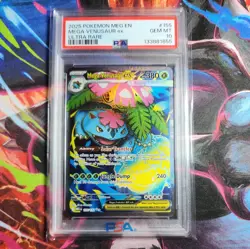 Pokemon Mega Evolution Mega Venusaur EX 155/131 Ultra Rare 2025 PSA 10 Gem Mint - Image 1