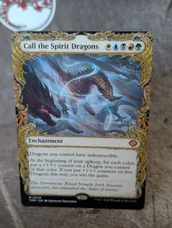 MTG - Call the Spirit Dragons (0309 - Showcase) Tarkir: Dragonstorm - NM, Mythic - Image 1