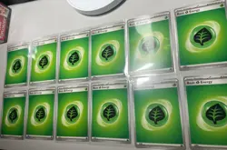 12 x Basic Grass Energy #001 - Pokemon TCG Scarlet & Violet - Pack Fresh *New* - Image 1