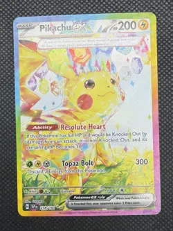 Pokemon TCG Pikachu ex 238/191 Sv08: Surging Sparks Holo - MINT/Pack Fresh - Image 1