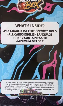 MYSTERY POKEMON- WOTC 1ST EDITION PSA HOLO ENGLISH VINTAGE - Image 2