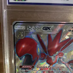 Scizor GX Celestial Storm Full Art Hyper Rare Holo 158/168 Mint 9 Pokemon TCG - Image 4